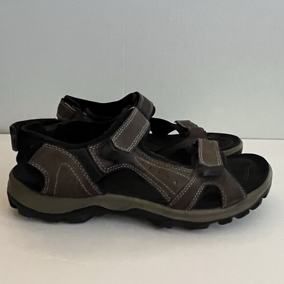 Ecco Yucatan Sandals Mens Shoes Brown Black Offroad Hiking Slingback EU 45 US 11 main image 11